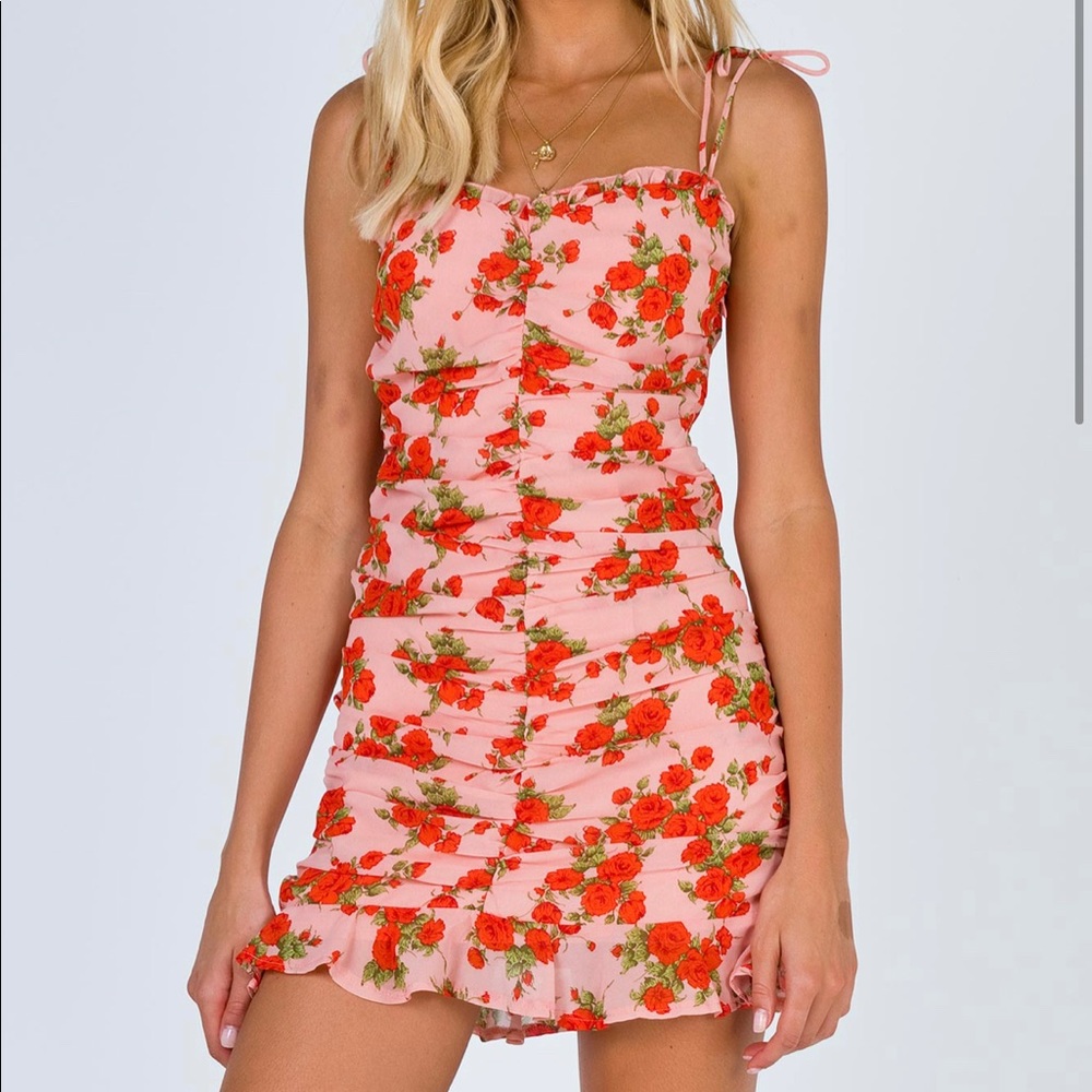 Princess Polly floral ruffle dress